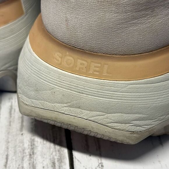 Sorel Women’s Kinetic Impact Strap Sneakers Dove Moonstone Shoes - Size 10 - Picture 7 of 12